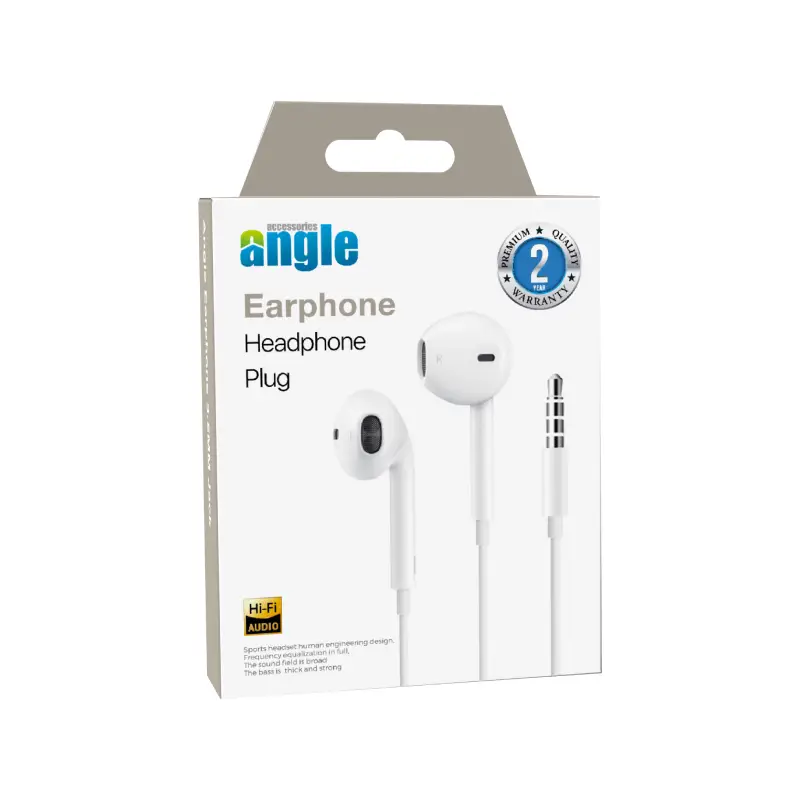Angle Earphone 3.5MM Jack